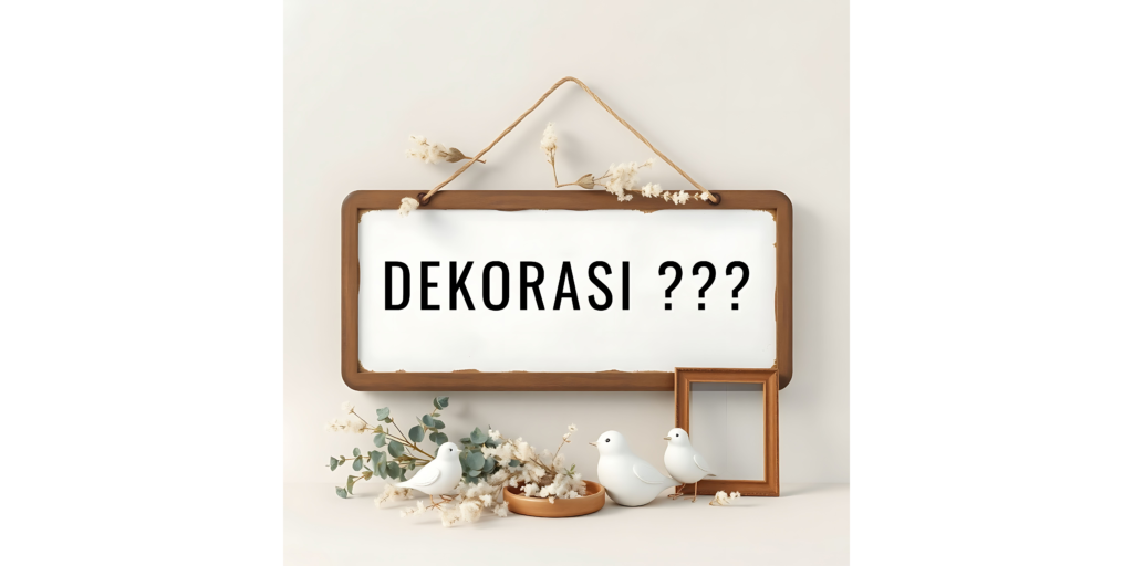 Papan nama dekorasi adalah