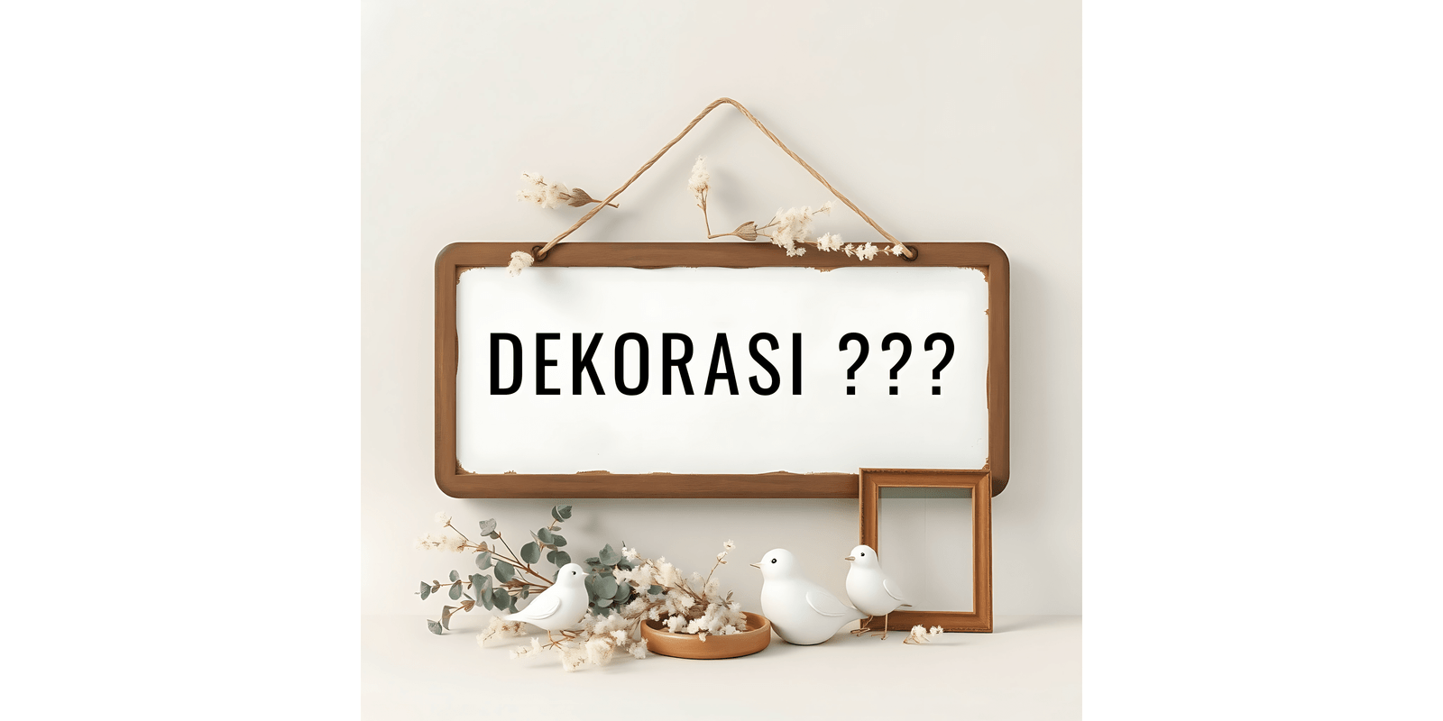 Papan nama dekorasi adalah