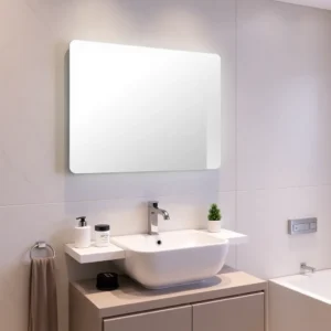 Penempatan smart mirror dikamar mandi